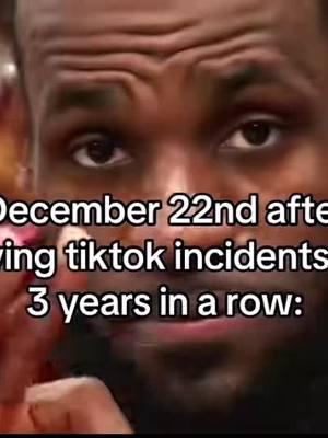 Tiktok rn: 👨‍🦯. #dec22ndincident #viral #fyp #lebron 