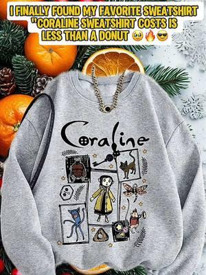 Click on Our Shopping Cart to BUY IT 😎👌🥳🔥#coraline #coralinemovie #coralinecosplay #coralinesweater #tshirt #outfit #gift #christmas #christmassweater #sweatshirt 