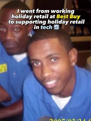 Here’s a pic of me (left) working at Best Buy in 2009 (not 2007). I told myself then I would NEVER work another Black Friday or holiday season for retail. 😫 The holiday season for many people means long hours and hectic schedules at their jobs. For me, it sometimes brings back memories of working in retail and enduring the chaos of the holidays / Black Friday. The long hours, the crowds, missing time with family - it wasn’t something I wanted to do every year.. Years later I’m a software developer / lead working for an enterprise tech company that must support the increase in chat conversations for some of the largest retailers in the world during the holiday season, including Black Friday and Cyber Monday. 😅 It's funny how life works out sometimes. I never thought I would be working in tech, and again supporting one of the busiest shopping days of the year. But here I am, and feeling blessed and grateful for the opportunities. So to all my fellow retail workers out there who just winding down from another busy holiday season, continue to hang in there. And to anyone else who has ever said, "I'll never do this again," just remember, never say never. • • • • #softwaredeveloper #softwaredevelopment #webdev #webdeveloper #developerlife #devlife #appdeveloper #mobileappdevelopment #programminglife #buildtheweb #codinglife #coderlife #codelife #codingisfun #codingpics #codingdays #worldcode #fullstack #learntocode #computerscience #100daysofcode #peoplewhocode #codingproblems #bestbuy #retailproblems #blackfriday #blackfriday2022 #techlead #careerchange #careergoals