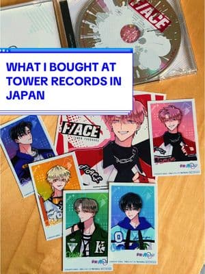 Some of the stuff I bought at Tower Records in Japan. This is exclusing Project Sekai and vocaloid which will be in a separate video. #towerrecords #tamonsbside #yuiogura #fruitszipper 