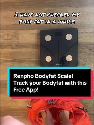 Renpho Bodyfat Scale comes with Free App to track! #renpho #renphoscale #bodyfatscale