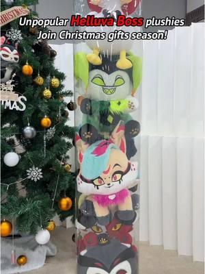 Unpopular Helluva Boss plushies join Christmas gifts season! #christmas #helluvaboss #stolas #stolasxblitzo #stolitz #blitzo #helluvabossedit #helluvabosscosplay #helluvabossseason2 #hazbinhotel #anime #pubg #plushies #plushtoys #plushshop #fyp