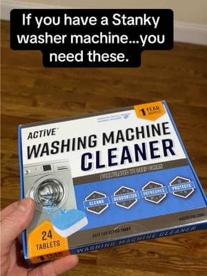 These cleaned our washer really good. Best part is I have enough for the whole year 💪🏼 #washermachine #washer #deoderizer #CleanTok #cleaner #fyp #tiktokshopfinds 