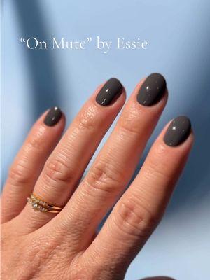 “On Mute” by @essie #diynails #essie #winternails 