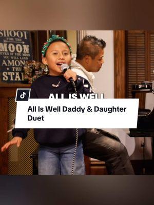 UPLIFTING dad and daughter duet. Zoë Erianna (8) and her dad play the Christmas song All Is Well by Michael W Smith. Full version on Zoë Erianna’s YT. Link in bio! #christmassongs #alliswell #christmascarols #glee #christmas #christmasmusic #christmastime #xmas #xmassongs #talented #talentedmusicians #talentedfamily #talentedkids #daddydaughter #filipina #filipinotiktok #filipinagirl #filipinagirl🇵🇭 #dadanddaughter #michaelwsmith @Kelly Clarkson Show @SHERRI 