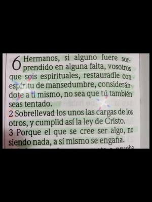 Resrauradle con espiritu de mansedumbre🙏🏼#Dios #DLB #Buenas #msjcristiano #buenosdiasbuenastardesybuenasnoches #JEHOVA #biblia #versiculobiblicos #jovenescristianosentiktok🙌 #reflexiona #cristoteama #cristoteama #vira #hagamosviralajesus #hagamosviralajesus🙌 #nitenite 