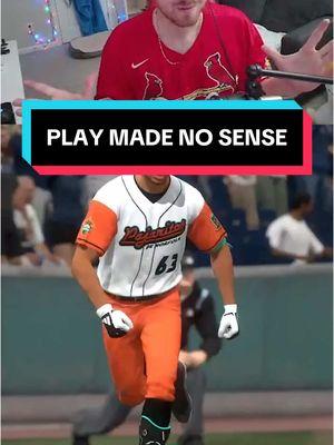 I have no clue what happened 😂 #mlbtheshow24 #mlbtheshow #baseball #gaming #twitch #MLB #trod #fyp 