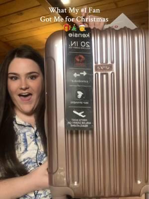 The Kensie Luggage is so cute 🥹♥️ Thank you Tim!! I love it all 🎁🎁🎁#christmashaul #christmasgift #giftideas #pinkluggage #rosegold #luggage #thankful #spoiled 