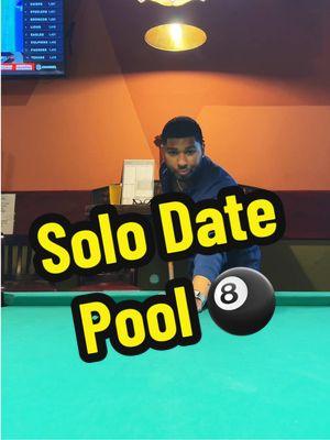 Solo Date to play some pool 🎱 #solodate #alone #pov #dayinmylife #Vlog 