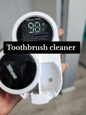 This toothbrush cleaner and sterilizer is a game changer. No more bacteria covered toothbrushes. Get yours in the orange shopping cart. #toothbrush #toothbrushcleaner #oralcare 