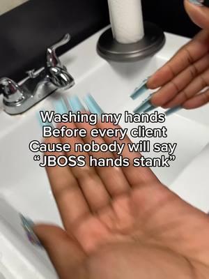 Sanitize Sanitize sanitize ! Clean under your nails shouldn’t nobody hands be smelling 🐈 , Food, 🍃 NO MAAM !  Now that’s unprofessional 🤣 #jbosslashes #atllashtech #atllashsupplies #atlesthetician 