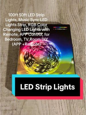 Fyp#foryoupage #100ft 50ft LED #Strip #Lights#Music Sync #LED #Lights #Strip#RGB #Color #Changing LED #Lights #Remote#APP Control#TikTokShop #getitbeforeitsgone #@🦋चन्द्रिका🦋 @Janitatamang5 @lovelychunku @Prakash Bhandari132 @🕉️(Dear•Raj•babu🔱 