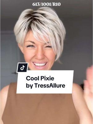 Cool Pixie by TressAllure ❤️ ❤️available at chiquel.com #Wigsforeverywoman #wigoftheday #wearthehair #syntheticwig #wigs4everyone #wigsforallwomen #ilovewigs #beauty #fashion #hairtransformation #hair #hairloss #alopecia #wig #wigs #lacefront #hairlosssisters #wigsforhairloss #alopeciaareata #coolpixiechiquel 