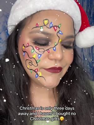 🎄🚦Christmas String Lights🚦🎄 Makeup Products used: @tarte cosmetics  -Ultra creamy concealer @Benefit Cosmetics  -Give me brow, fiber gel -moone blush @Diorbeauty  -forever, skin glow foundation @Beauty Creations Cosmetics  -Dare to be bright gel, pencil @urban decay  -perversion mascara -eye potion primer original @Too Faced  -Chocolate Soleil medium deep mat bronzer @ColourPop Cosmetics  -Super shock highlighter -lippie stix thousand percent Matt -Just my luck pallet @Natasha Denona  -Ayana eyeshadow palette @Touch in SOL  -Pretty fitter Icy sherbet primer @Mehron Makeup  -paradise paint AQ . . . #sarahangeliquec #christmas #merrychristmas #creepmas #gothmas #12daysofchristmas #12daysofchristmasmakeup #12daysofchristmasmakeupchallenge #12daysofchristmasmakeuplooks #christmaslights #stringlights #christmasstringlights #christmaslightmakeup #christmaslightsmakeuplook #christmaslightsmakemehappy #christmaslightsmakeup🎄✨ #contentcreator #christmasfacepaint #spookygirlthatlikeschristmas #simplefacepainting #🎄🚦 