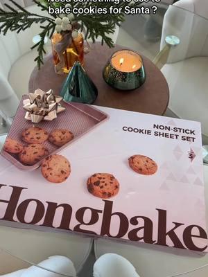 Get your HONGBAKE Diamond-Texture Baking Sheet Pan Set for only $29.99-35.99 sold by KITEXPERT @sellwithtiktokshop_us #mademyyear @KITEXPERT #kitexpert #bakingsheetpanset #christmas #santacookies #bestgift #mia_manhattan_ny 