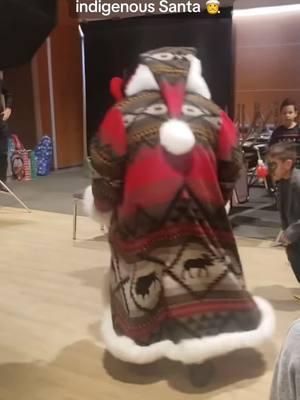 When your uncle hosts a Xmas party and invited indigenous Santa 🎅 #IndigenousTikTok #powwow #lol #nativetok #fyp 