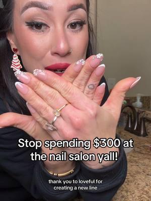 Each month I was spending up to $300 per month getting my nails and toes done. Not to mention the fact that my real nails were so thin they were soft and I was in pain. I made the switch to press on nails and I have tried every single brand. Lovful has the strongest, and the highest quality press on nails I have found yet and they are only $24.  ##lovful##lovfulpressons##lovfulnails##pressonnailinspo##nailart##naildesign@@LOVFUL