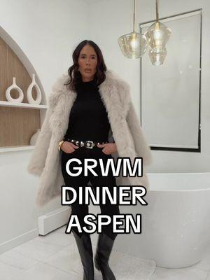 GRWM Dinner in Aspen 🖤 #aspen #khaitebennybelt #bottegaandiamo #outfitinspo #aspenoutfit #aspencolorado 