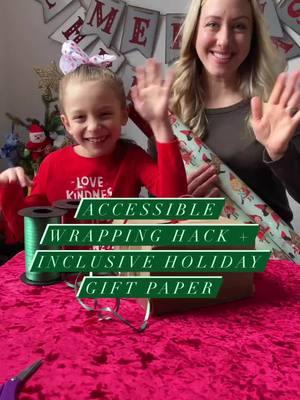 💁🏼‍♀️ Are you wanting to make your holidays more inclusive and accessible? Check out our accessible wrapping hack! 😍🎁 Loving the inclusive gift wrap from @target @targetstyle  🎄Wishing you all a wonderful holiday season!😍❤️🎁 ❤️ 𝐋𝐢𝐤𝐞, 𝐂𝐨𝐦𝐦𝐞𝐧𝐭, 𝐒𝐡𝐚𝐫𝐞, 𝐒𝐚𝐯𝐞 💫✅⬇️ • • • #gobriellago #cerebralpalsy #sharemytargetstyle #target #targetfinds #inclusivity #inclusionmatters #inclusionrevolution #disabilityinclusion #disabilityadvocate #disabilitypride #disabilityvisibility #accessibilityforall #accessibilitymatters #accessiblewrapping #giftwrap #wrappingpresents #wrappinggifts #inclusivegifts #wondershop #christmas #inclusivechristmas #christmaspresents #finemotorskills #childrenwithdisabilities #holidays #tistheseason #disabledandcute #disabledmodel #giftingsolutions