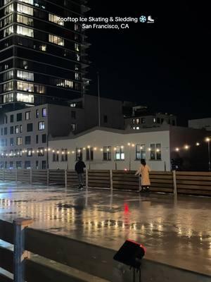 Had the most fun night at SVN SNOW DAYS !!!⛸️⛸️ @Bucket Listers 🌎 @SF Bucket List  #sfbucketlist #sfrooftop #sficeskating #IceSkating #rooftopiceskating #bayarea #thingstodoinsf