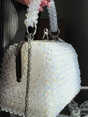 Moon Crystal Beaded Bag💎 #beadbag #tutorial #handmade #giftideas 