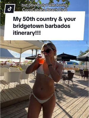 1 day bridgetown, barbados itinerary & celebrating 50 COUNTRIES! #bridgetownbarbados #barbadostravel #virginvoyagescruise #virginvoyages #travelcreator #visiteverycountry #digitalnomad #fulltimetravel #travelcontentcreator 