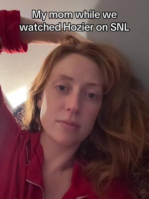 She wants me to reach for the stars and i love that #hozier #mom #snl #holidays #fyp #foryoupage 