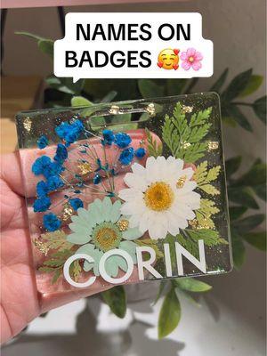 Replying to @Izzy Lozada seems like TT’s not showing my replies but here’s a few samples for my future nurses… 🥰  . . #nurseinprogress #futurenurse #nursebadgereel #badgereels #badgereel #badgebuddy #namebadge #badgeholder #florals #flowerdesign #SmallBusiness #shopsmall #nursetok #smallbiz 