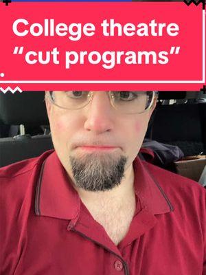 Cut programs? #musicaltheatre #collegeauditions 