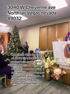 Gracias padre @Adam Kotas por tanta paciencia, amor y tranquilidad que nos trasmite en el santuario de san Benito 3040 W Cheyenne ave North las Vegas nevada 89032#fhy #viral #padreadamkotasoficial 