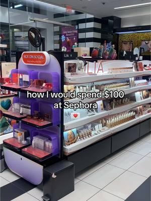 What to buy at Sephora with a $100 budget 🤍 #sephorahaul #sephoramusthaves #sephoraconcealers #sephora #viralmakeup #beautyhaul #viralbeauty #shopping 