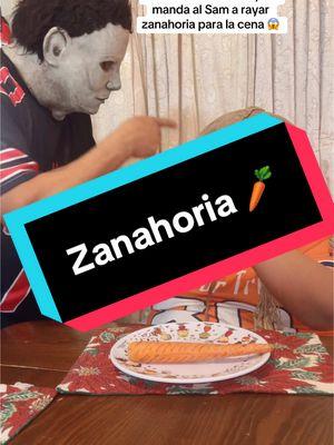 Banda Myers yo no me hago responsable si lo regañan 😂😂😂#mexicanmichaelmyers #samelnaranjito #zanahoria #cocinar #sisabe #chiste 