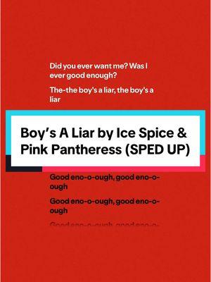 #boysaliarpart2 by @ice spice & @PinkPanther ( #fullsong #spedup ) #icespice #pinkpantheress #boysaliarpart2icespice #icespiceboysaliarpart2 #pinkpantheressboysaliar #rapmusic #rapsong #alternativemusic #alternativesongs #indiemusic #indiesongs #popmusic #popsong #lyrics #lyricvideo #lyricsmusic #spotify #musics #song #songrecommendations #fypシ゚viral🖤tiktok #audio #turnthatshitup #musicfyp #spedupsounds #spedupaudios #spedupsongs #speedsongs #speedupsongs #speedupsounds #speedupaudios #speedaudios #speedsounds #2023music #2023song 