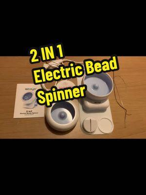 2 IN 1  Electric Bead Spinner #CapCut #bead #beadspinner #electricbeadspinner #jewelry #jewelrymaking #jewelrybusiness #jewelrytok #christmas #xmas #gift #fun #kid #activity #hobby #profession #artsandcrafts #2in1 #istoyo #toktokmademebuyit #holidayhaul 