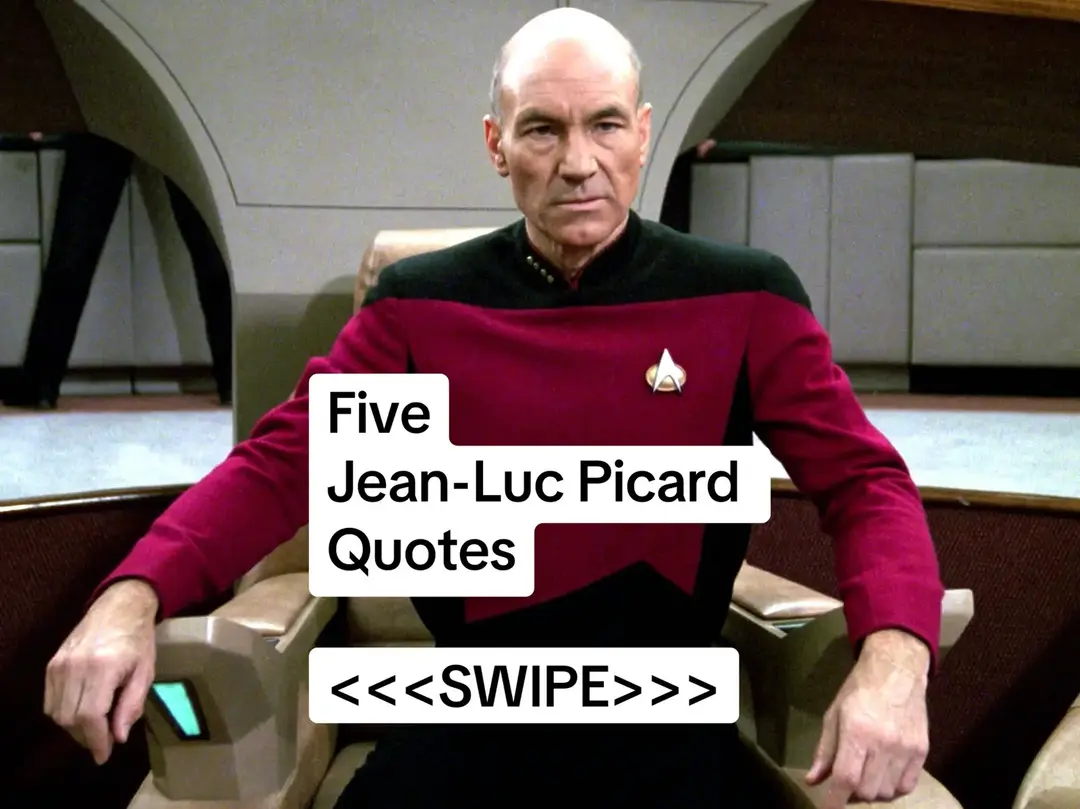 #picard #jeanlucpicard #captainpicard #startrekthenextgeneration #startrek #dailyquotes