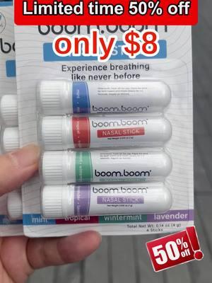 Just discovered my new go-to for instant relief! These BoomBoom Nasal Sticks are a game-changer Whether it's Mint, Tropical, Wintermint, or Lavender, there's a perfect scent for every mood. Breathe easier, feel refreshed, and stay calm all day long. #BoomBoom #NasalStick #Aromatherapy #NaturalRelief #WellnessJourney #EssentialOils #Eucalyptus #Peppermint 