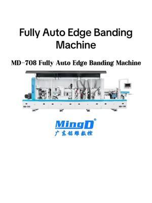 Fully Automatic Edge Banding Machine Intro.#edgebandingmachine #furniturefactory #edgebander #fyp #chinafactory #customizedfurniture 