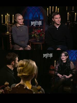 🖤🕯️ Talking vampires with Lily-Rose Depp & Nicholas Hoult for Nosferatu- only in theaters this Christmas! #Nosferatu @ Thank you @focusfeatures for having me!🩸 New videos all week 🙂‍↕️👏🏻🕯️☝🏻 #beforethecoffin #lilyrosedepp #nicholashoult #roberteggers #vampires #gothic #gothicmovies #horrormovies #horror #explorepage #interview #nosferatu #gothicstyle #coffins #viral #christmas #moviefacts #movielovers #horrorfan #fyp