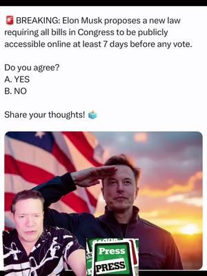 #greenscreen ELON MUSK PROPONE NUEVA LEY #proposal #propuesta #elon #noticiasen1minuto #tiktoknewsph #yossefdperez #votes 