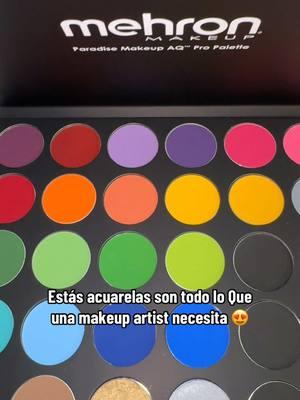 #TikTokShop #mehron #mehronmakeup #acuarelas #makeupreview #bodymakeup 