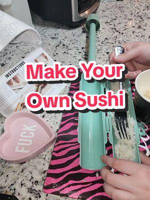 This was the first of many creations we will make. we used what we had on hand & it turned out perfect 👌 if you love sushi & to make your own food. you will love this kitchen tool. #sushi #sushiskit #doityourself #easysushi #howtomakesushi  #tiktokshopcreatorpicks @EasiSushi 