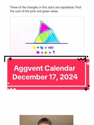 Aggvent Calendar Day 17 #andymath #math #maths 