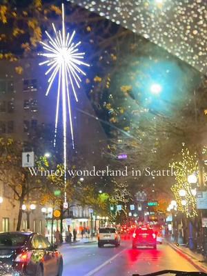 Seattle is absolutely stunning this time of year! It’s definitely a must-visit! #Seattle #winterwonderland #Seattlewinter #pnw #seattletiktok #seattlewashington #citylife #city #christmas #christmasinthecity #seattlechristmas #christmasinseattle #christmas2024 