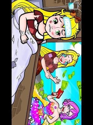 Poor Rapunzel Sister Help Old Lady And Happy Ending -#Rapunzel #paperanimation #dollanimation #paperdoll #Enid #foryou #fyp #mlp #Wednesday #Elsa