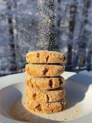 Sugar Cookies…xo 🤍 These cookies are crunchy on the outside, and wonderfully soft on the inside!  They are absolutely delicious, and are perfect with a cup of warm tea or hot carob!  (Santa would definitely love these!) Here’s the yum: 1 1/3 C @anthonysgoods Tiger Nut Flour 1/4 C @anthonysgoods Tapioca Flour  1/2 t Hain Baking Powder 1 T @itsgreenvalley Pumpkin 1/4 C pure maple syrup  1 t pure vanilla powder 1/4 C @barredwoods Maple Sugar (to coat) Add all of the ingredients to a medium sized bowl (except the maple sugar), and mix well.  Refrigerate the dough for at least 30 minutes (longer if you can make this ahead) to firm up. Meanwhile, line a cookie sheet with parchment paper, and add 2 tablespoons of maple sugar to a small flat dish.  Remove the dough from the refrigerator.  Use a spring-release ice cream scoop (mine is 1.5”), scoop a ball of dough into your hands, and roll into a perfect ball.  Press the ball of dough into the maple sugar to form a flat round.  Flip the cookie over, and press this side into the sugar.  I repeated this twice to make sure the cookie was well coated on each side.  Place the cookie on the tray, and repeat until all of the dough is used.  (I got 12 cookies total.) Bake the cookies in a 350 degree oven for about 15 minutes.  (You know the cookies are done when the bottoms are slightly brown.) Allow to cool for 10 minutes, then place them on a cooling rack to completely cool. Once cooled, grab your favorite dish, stack as many cookies as you want, dig in, and enjoy!   (I sprinkled my cookies with a little extra fun using @barredwoods Maple Sugar + Cinnamon!) Recipe 🙏 @Medical Medium #soc #cleansetoheal  #foryou #foryoupage #fyp #Lifestyle #xo #grateful #inspire #heal #beautiful #nj #december #winter #glutenfree #Recipe #holiday #christmas #cookie #sugar #medicalmedium #snack #dessert #snow 