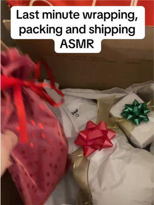 Is your wrapping done yet?🎁 #christmaspresents #christmasgifts #wrapping #wrappinggifts #creatorsearchinsights #christmastodolist #asmr #asmrvideos 