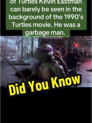 Did you know? #teenagemutantninjaturtles #tmnt #kevineastman #movietrivia #funfacts #filmology #films #movies #didyouknow #turtlepower #peterlaird #donatello #movie #movies #film 