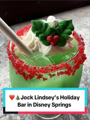 🎄 Jock Lindsey’s Holiday Bar in Disney Springs is a MUST! Have you ever been? #disneysprings #disneyspringsorlando #jocklindseysholidaybar #disneyworldchristmas #disneyworldholidays #disneyholidays #disneychristmas #disneybar 