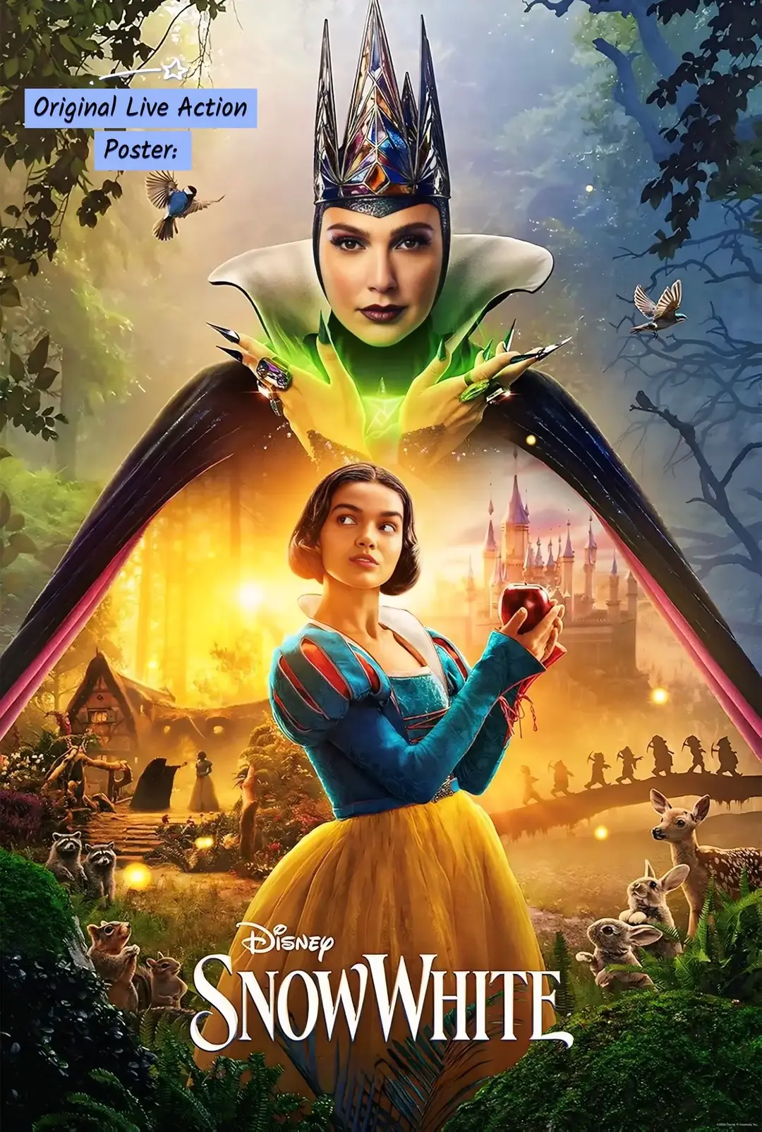 Fixed the live action poster for Snow White (2025) added more color, to match the original 1937 palette 🎨 #SnowWhite #SnowWhiteLiveAction #2025 #1937 #Disney #LiveAction #Disneyland #WDW #ForYou #FYP #ParaTi #BlancaNieves #WaltDisneyWorld #BlancaNievesYLosSieteEnanos #WaltDisney #SnowWhiteScaryAdventures #SevenDwarfMineTrain #SnowWhiteAndTheSevenDwarfs #SevenDwarfs #RachelZegler #GalGadot #AndrewBurnap #L4L 