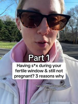 Having s*x during your fertile window, but still not pregnant? Here are three reasons why part one. #ttcjourney #fertilitynutritionistcoaching #infertilitychallenges #pcospregnancyjourney #prenatalnutritionist #ivfpreparation #prenatalsupplements 